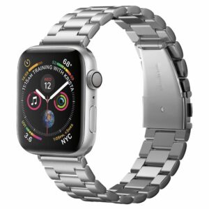 ŘEMÍNEK SPIGEN MODERN FIT BAND APPLE WATCH 6 / 7 / 8 / 9 / 10 / SE / ULTRA 1 / 2 (44 / 45 / 46 / 49 MM) SILVER