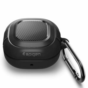 KRYT / POUZDRO SPIGEN RUGGED ARMOR SAMSUNG GALAXY BUDS LIVE MATNÁ ČERNÁ