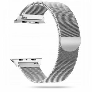 ŘEMÍNEK DOOP MILANESEBAND APPLE WATCH 6 / 7 / 8 / 9 / 10 / SE (40 / 41 / 42 MM) SILVER