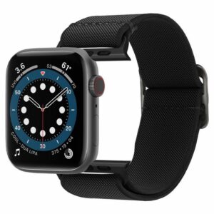 ŘEMÍNEK SPIGEN FIT LITE APPLE WATCH 6 / 7 / 8 / 9 / 10 / SE / ULTRA 1 / 2 (44 / 45 / 46 / 49 MM) BLACK