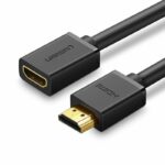 Kabel HDMI samec na HDMI samice UGREEN HD107, Full HD, 3D, 0,5 m (černý)