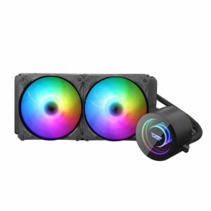 PC vodní chlazení DARKFLASH DX-240 RGB (duální, 120×120 mm)