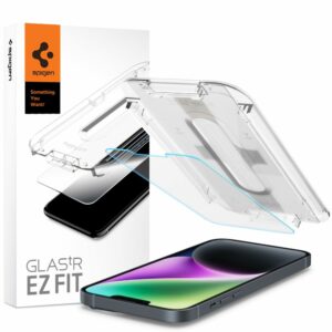 TVRZENÉ SKLO  SPIGEN GLAS.TR ”EZ FIT” 13 / 13 PRO / 14 / 16 / 17E