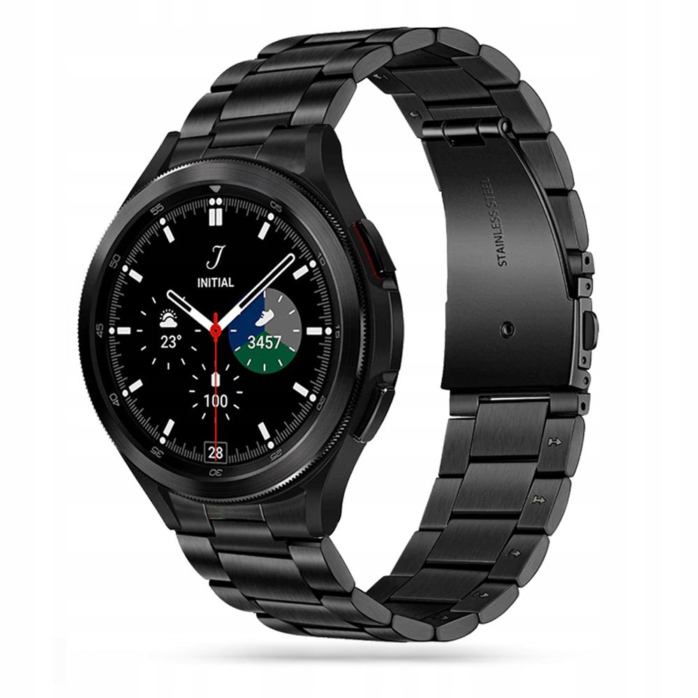 ŘEMÍNEK TECH-PROTECT STAINLESS SAMSUNG GALAXY WATCH 4 40 / 42 / 44 / 46 MM  BLACK - Doopshop.cz