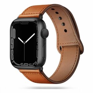 ŘEMÍNEK DOOP LEATHERFIT APPLE WATCH 4 / 5 / 6 / 7 / 8 / 9 / SE / ULTRA 1 / 2  (42 / 44 / 45 / 49 MM) BROWN