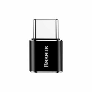 BASEUS MICRO USB NA USB TYPE-C ADAPTÉR - ČERNÝ
