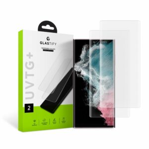 TVRZENÉ SKLO  GLASTIFY UVTG+ 2-PACK GALAXY S22 ULTRA