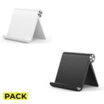 PACK Z1 UNIVERSAL STAND HOLDER SMARTPHONE & TABLET WHITE + BLACK