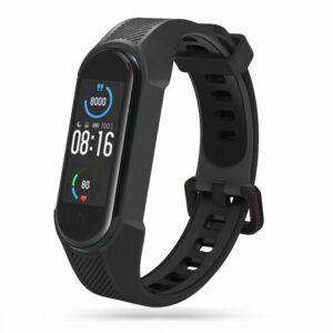 ŘEMÍNEK NA XIAOMI MI BAND 5 / 6 / 6 NFC / 7 HEYBAND SHIELD ČERNÝ