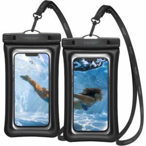 VODĚODOLNÉ POUZDRO  SPIGEN A610 UNIVERSAL WATERPROOF FLOAT CASE 2-PACK BLACK
