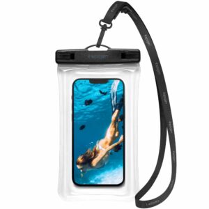 VODĚODOLNÉ POUZDRO  SPIGEN A610 UNIVERSAL WATERPROOF FLOAT CASE CRYSTAL CLEAR