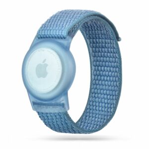 ŘEMÍNEK HEYBAND NYLON FOR KIDS APPLE AIRTAG BLUE