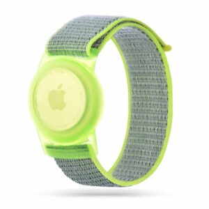 ŘEMÍNEK HEYBAND NYLON FOR KIDS APPLE AIRTAG LIME