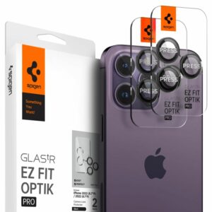 OCHRANA FOTOAPARÁTU SPIGEN OPTIK.TR ”EZ FIT” CAMERA PROTECTOR 2-PACK IPHONE 14 PRO / 14 PRO MAX BLACK
