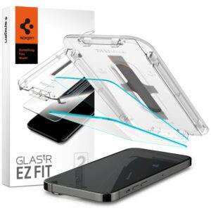 TVRZENÉ SKLO  SPIGEN GLAS.TR ”EZ FIT” 2-PACK IPHONE 14 PRO CLEAR