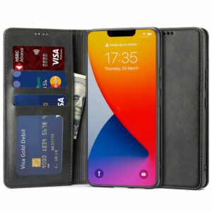 KNÍŽKOVÝ KRYT TECH-PROTECT WALLET MAGNET IPHONE 14 PLUS BLACK
