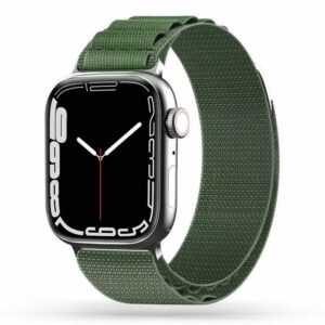 ŘEMÍNEK DOOP ALPINE EVEREST APPLE WATCH 6 / 7 / 8 / 9 / 10 / SE / ULTRA 1 / 2 (44 / 45 / 46 / 49 MM) MILITARY GREEN