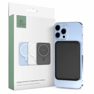 POWERBANKA S MAGSAFE TECH-PROTECT PB11 LIFEMAG 10000MAH ČERNÁ