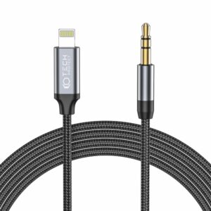 KABEL TECH-PROTECT ULTRABOOST LIGHTNING TO AUX MINI JACK 3.5MM CABLE 100CM BLACK