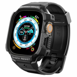 ŘEMÍNEK S OCHRANNÝM POUZDREM SPIGEN RUGGED ARMOR ”PRO” APPLE WATCH ULTRA 49 MM BLACK