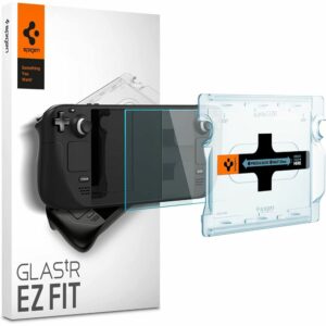TVRZENÉ SKLO  SPIGEN GLAS.TR ”EZ FIT” STEAM DECK / OLED CLEAR