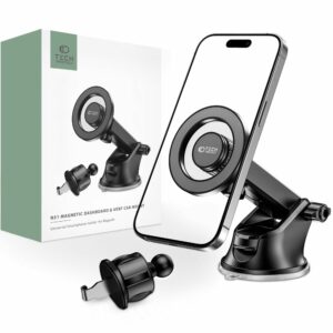 DRŽÁK DO AUTA  TECH-PROTECT N51 MAGNETIC MAGSAFE DASHBOARD & VENT CAR MOUNT BLACK