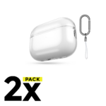 POUZDRO 2X POUZDRO TECH-PROTECT FLEXAIR APPLE AIRPODS PRO 1 / 2 CLEAR