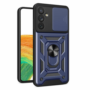 KRYT NA SAMSUNG GALAXY A34 5G DOOP HYBRID ARMOR CAMSHIELD MODRÝ