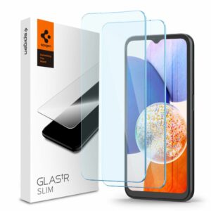 TVRZENÉ SKLO SPIGEN GLAS.TR SLIM 2-PACK GALAXY A14 5G CLEAR