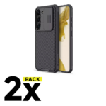 2X KRYT NILLKIN CAMSHIELD PRO GALAXY S23+ PLUS BLACK