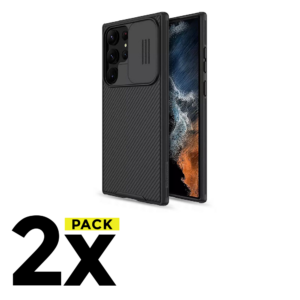 2X KRYT NILLKIN CAMSHIELD PRO GALAXY S23 ULTRA BLACK