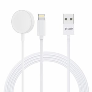 NABÍJEČKA PRO APPLE WATCH TECH-PROTECT ULTRABOOST 2IN1 MAGNETIC CHARGING CABLE & LIGHTNING 150CM APPLE WATCH WHITE