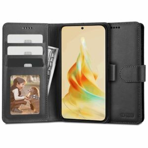 KNÍŽKOVÉ POUZDRO NA OPPO RENO 8T HEYCASE WALLET ČERNÝ