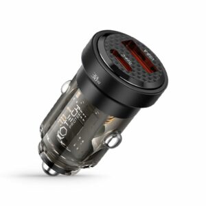 NABÍJEČKA   DO AUTA   TECH-PROTECT CC30W 2-PORT CAR CHARGER PD30W/QC3.0 BLACK
