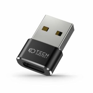 ADAPTÉR TECH-PROTECT ULTRABOOST ADAPTER USB TO TYPE-C BLACK