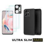 ULTRASLIM PACK KRYT TECH-PROTECT ICON XIAOMI REDMI NOTE 12 4G / LTE BLACK + TVRZENÉ SKLO TECH-PROTECT SUPREME SET XIAOMI REDMI NOTE 12 4G / LTE CLEAR