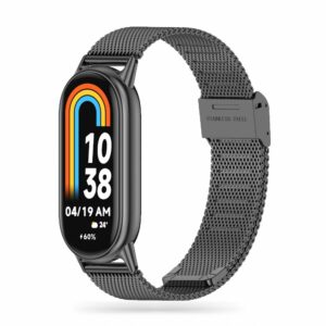 ŘEMÍNEK NA XIAOMI MI BAND 8 / 9 / NFC DOOP MILANESE LOOP ČERNÝ