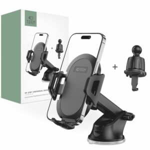 DRŽÁK MOBILU DO AUTA TECH-PROTECT V5 UNIVERSAL DASHBOARD & VENT CAR MOUNT BLACK