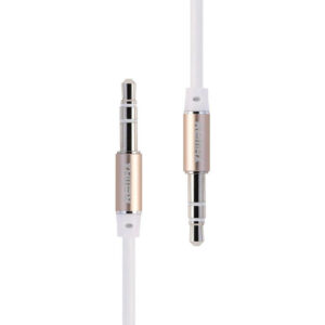Mini jack 3,5 mm AUX kabel Remax RL-L100 1 m (bílý)