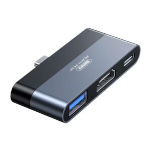 Dokovací stanice Remax RP-U15, USB, HDMI, USB-C (černá)