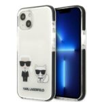 KRYT KARL LAGERFELD KLHCP13STPEKCW APPLE IPHONE 13 MINI HARDCASE WHITE KARL & CHOUPETTE