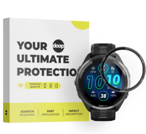 TVRZENÉ SKLO NA GARMIN FORERUNNER 965 DOOP HYBRID GLASS ČERNÁ