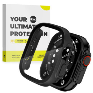 360° OCHRANNÉ POUZDRO NA APPLE WATCH ULTRA 1 / 2 49 MM DOOP DEFENSE 360GUARD BLACK