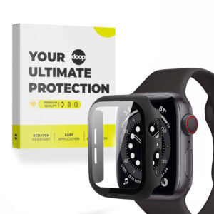 360° OCHRANNÉ POUZDRO NA APPLE WATCH 45 MM DOOP DEFENSE 360GUARD BLACK