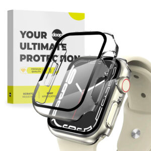 360° OCHRANNÉ POUZDRO NA APPLE WATCH 41 MM DOOP DEFENSE 360GUARD CLEAR