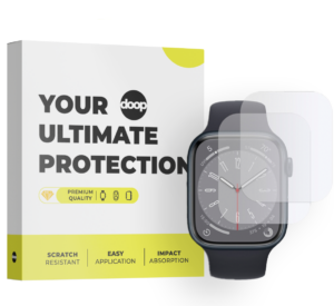 2X TVRZENÉ SKLO NA APPLE WATCH 40 / 41 MM DOOP HYDROFLEX PRO+ 2-PACK CLEAR