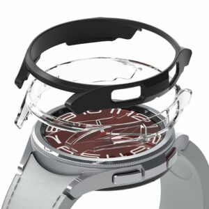 POUZDRO RINGKE SLIM 2-PACK GALAXY WATCH 6 CLASSIC (43 MM) CLEAR & BLACK