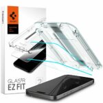 TVRZENÉ SKLO  SPIGEN GLAS.TR ”EZ FIT” 2-PACK IPHONE 15 PRO MAX CLEAR