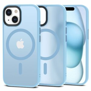 KRYT TECH-PROTECT MAGMAT MAGSAFE IPHONE 15 MATTE SKY BLUE