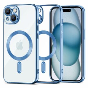 KRYT TECH-PROTECT MAGSHINE MAGSAFE IPHONE 15 SKY BLUE